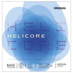 DAddario Helicore Single G Orchestral Double Bass 1/2 Medium