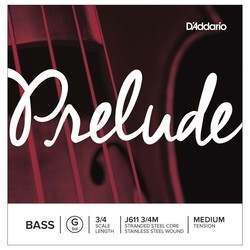 DAddario Prelude Single G Double Bass 3/4 Medium