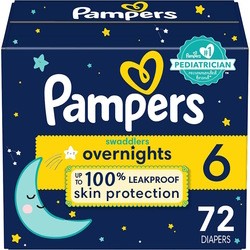 Pampers Swaddlers Overnights 6 / 72 pcs