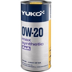 YUKO Max Synthetic 0W-20 1L