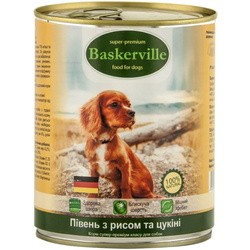 Baskerville Dog Canned with Cock/Zucchini 800 g