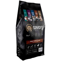 Savory Adult Large Rich in Fresh Turkey/Lamb 12 kg