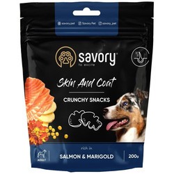 Savory Crunchy Snacks Skin and Coat Salmon 200 g