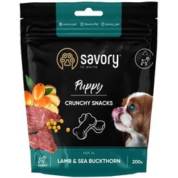 Savory Crunchy Snacks Puppy Lamb 200 g