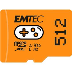 Emtec microSD UHS-I U3 V30 A1/A2 Gaming 512Gb