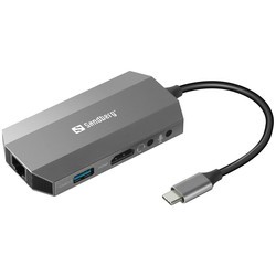 Sandberg USB-C 6in1 Travel Dock