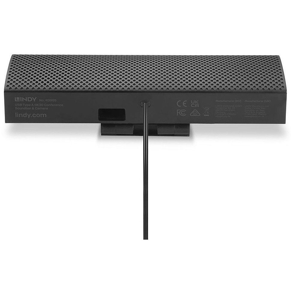 Lindy USB Type A 4K30 Conference Soundbar &amp; Camera
