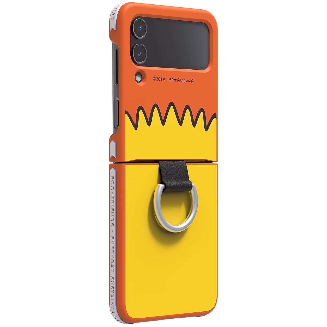 Samsung Bart Simpson Cover with Ring for Galaxy Z Flip4
