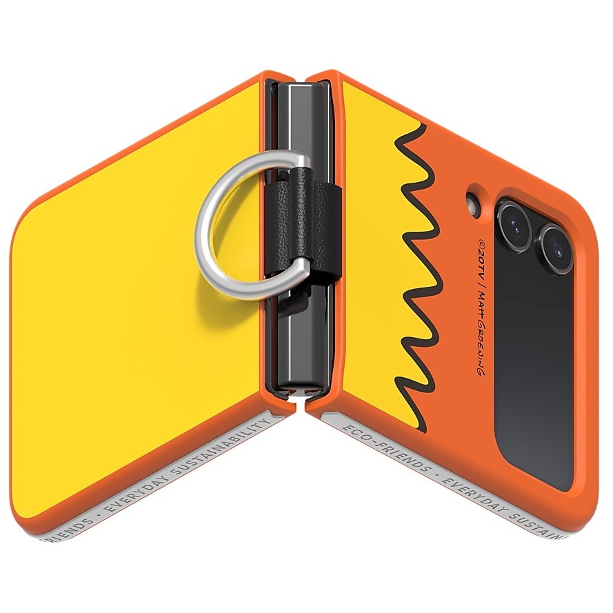 Samsung Bart Simpson Cover with Ring for Galaxy Z Flip4