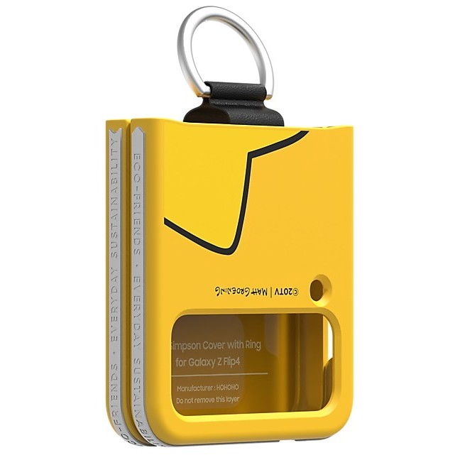 Samsung Lisa Simpson Cover with Ring for Galaxy Z Flip4