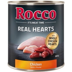 Rocco Real Hearts Chicken 800 g 24 pcs