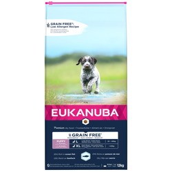 Eukanuba Grain Free Puppy Large Breed Ocean Fish 12 kg