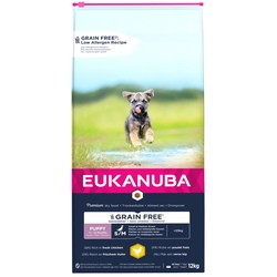 Eukanuba Grain Free Puppy Small Medium Breed Chicken 12 kg