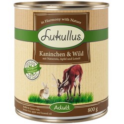 Lukullus Adult Wet Food Rabbit/Game 800 g 24 pcs