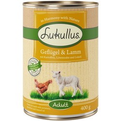 Lukullus Adult Wet Food Rabbit/Turkey 400 g