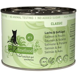 Catz Finefood Classic Canned Salmon/Poulry 200 g 6 pcs