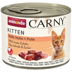 Animonda Kitten Carny Veal/Chicken/Turkey 200 g 12 pcs