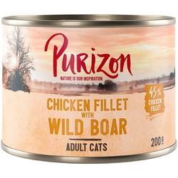 Purizon Adult Canned Chicken Fillet with Wild Boar 200 g 24 pcs