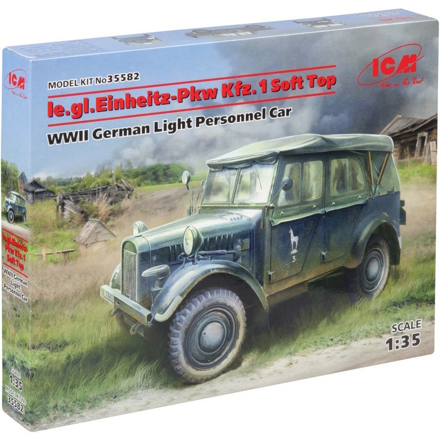 ICM Le.gl.Einheits-Pkw Kfz.1 Soft Top (1:35)