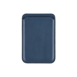 Apple Leather Wallet with MagSafe for iPhone (синий)