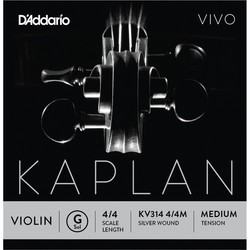 DAddario Kaplan Vivo Violin G String 4/4 Medium