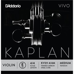 DAddario Kaplan Vivo Violin E String 4/4 Medium