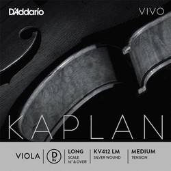 DAddario Kaplan Vivo Viola D String Long Scale Medium