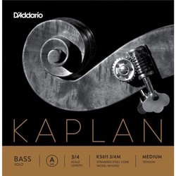 DAddario Kaplan Solo Double Bass A String 3/4 Medium