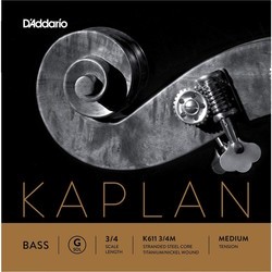 DAddario Kaplan Double Bass G String 3/4 Medium