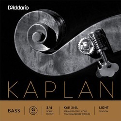 DAddario Kaplan Double Bass G String 3/4 Light