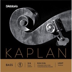 DAddario Kaplan Double Bass E String 3/4 Light