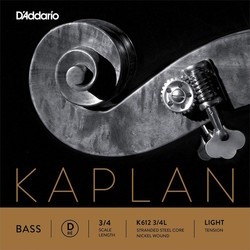 DAddario Kaplan Double Bass D String 3/4 Light