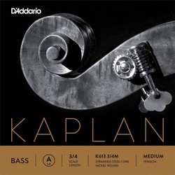 DAddario Kaplan Double Bass A String 3/4 Medium