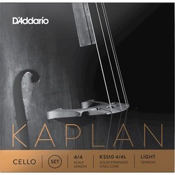 DAddario Kaplan Cello Strings Set 4/4 Light