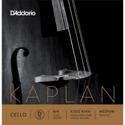 DAddario Kaplan Cello D String 4/4 Medium