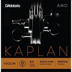 DAddario Kaplan Amo Violin D String 4/4 Medium