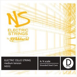 DAddario NS Electric Cello D String 4/4 Medium