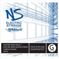 DAddario NS Electric Bass Guitar/Cello G String 4/4 Medium
