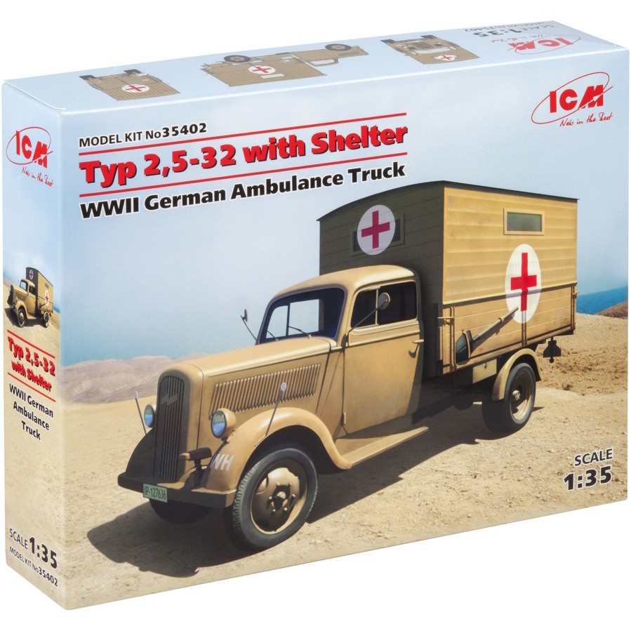 ICM Typ 2.5-32 with Shelter (1:35)