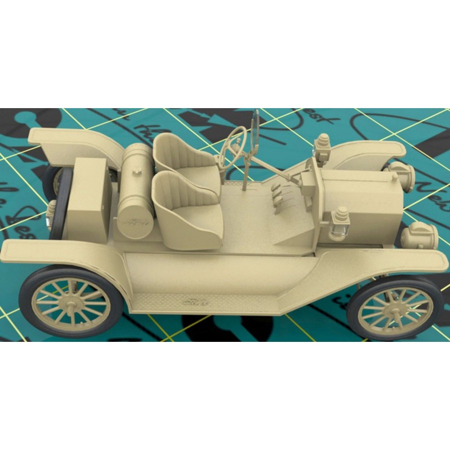 ICM Model T 1913 Speedster with American Sport Car Drivers (1:24)