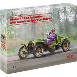 ICM Model T 1913 Speedster with American Sport Car Drivers (1:24)