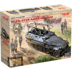 ICM Sd.Kfz.251/6 Ausf.A with Crew (1:35)