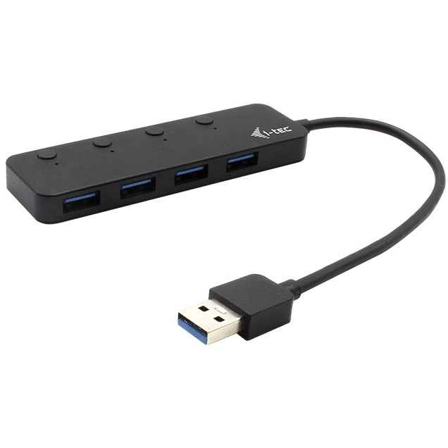 i-Tec USB 3.0 Metal HUB 4 Port with individual On/Off Switches