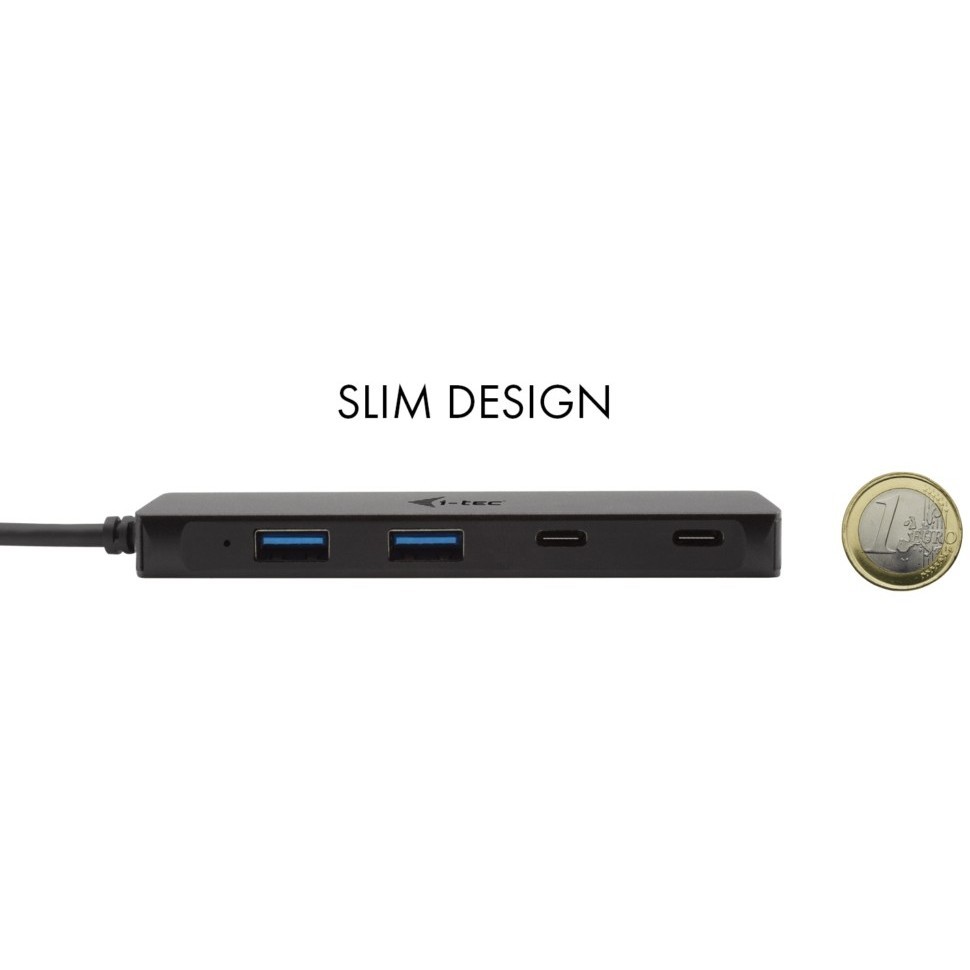 i-Tec USB-C Metal HUB 2x USB 3.0 + 2x USB-C