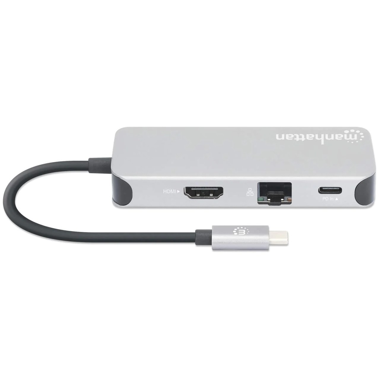 MANHATTAN USB-C 8-in-1 Docking Station with Power Delivery