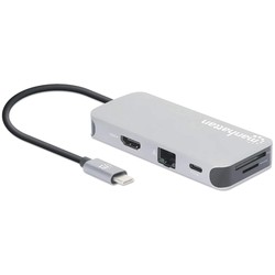 MANHATTAN USB-C 8-in-1 Docking Station with Power Delivery