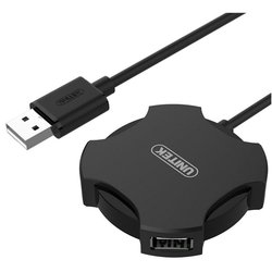 Unitek 4 Ports USB 2.0 Hub with 360° Design