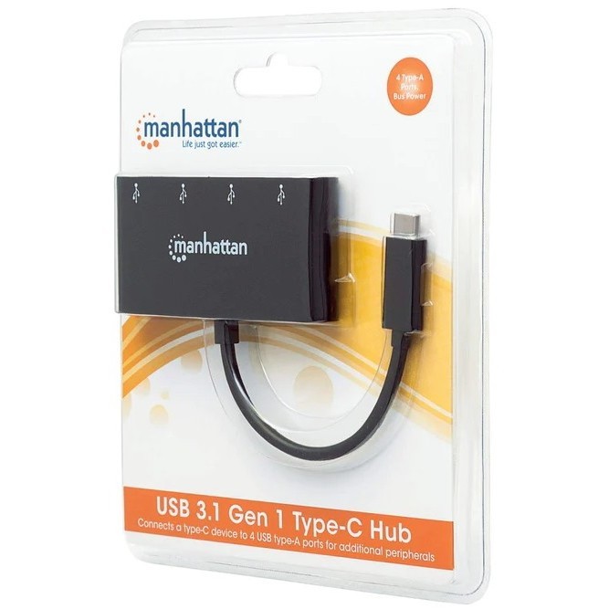 MANHATTAN 4-Port USB 3.0 Type-C Hub
