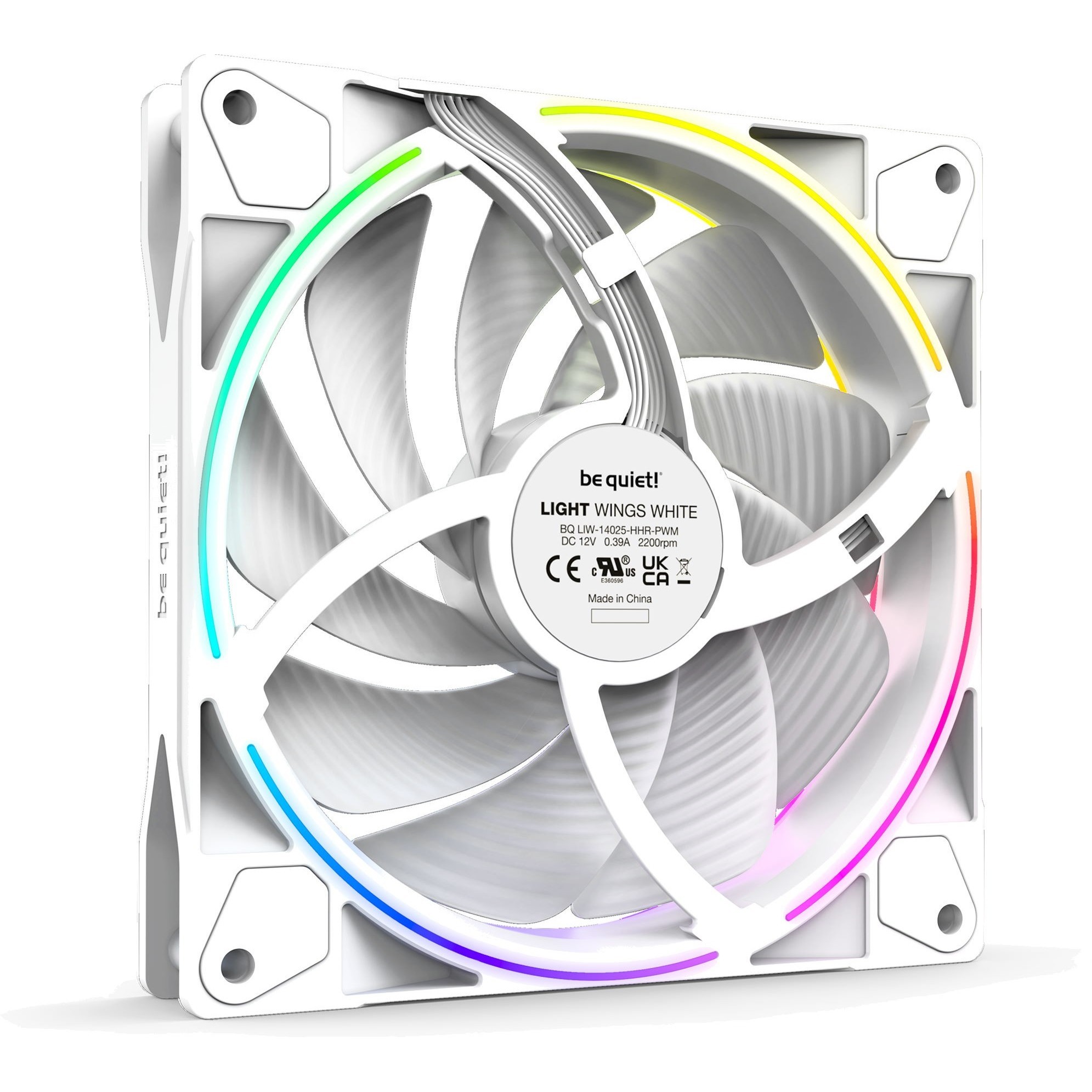be quiet! Light Wings White 140 PWM high-speed Triple-Pack