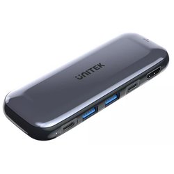 Unitek uHUB H6 Storage 6-in-1 USB-C M.2 SSD Storage Hub with 10Gbps Data